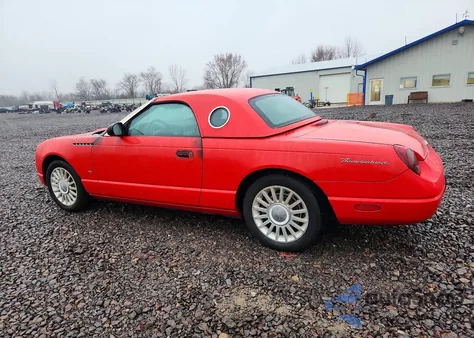 2004 Ford Thunderbird из США, поврежденный, VIN 1FAHP60A64Y107626